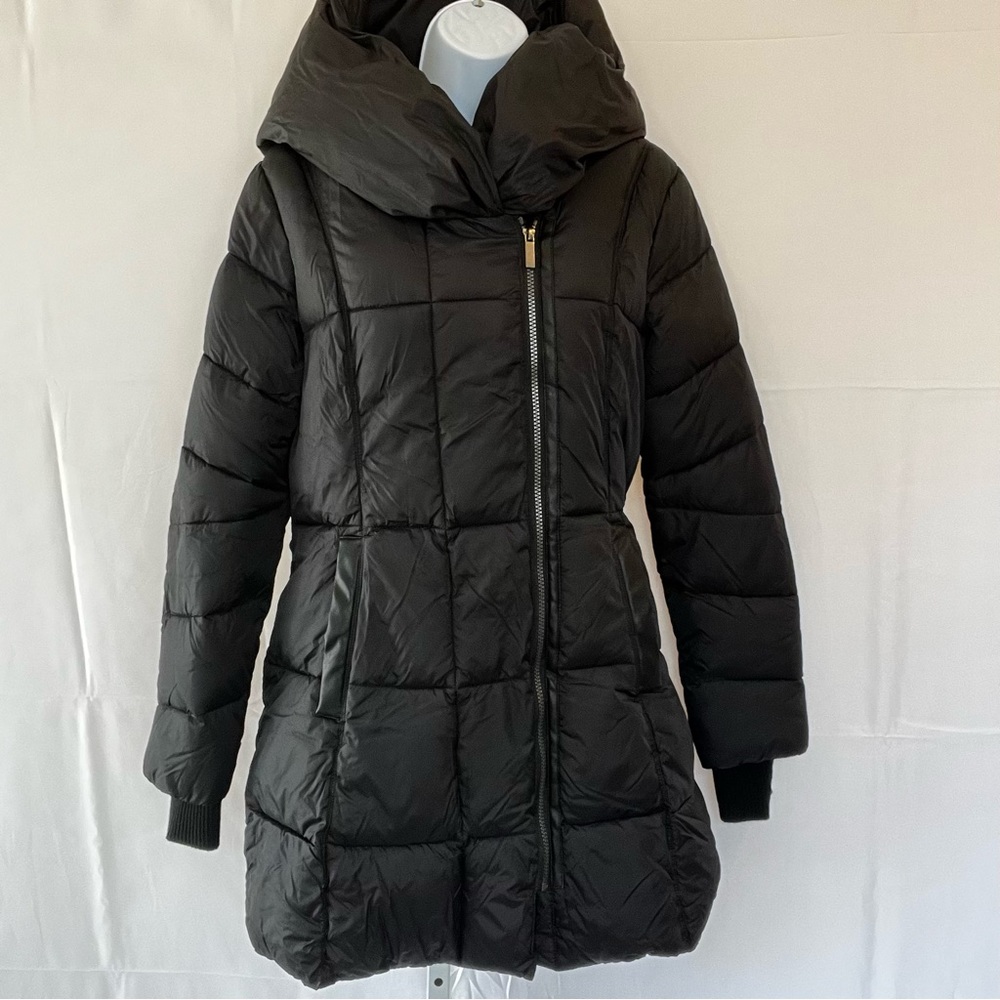 French Connection Quilted Asymmetrical Puffer Jacket